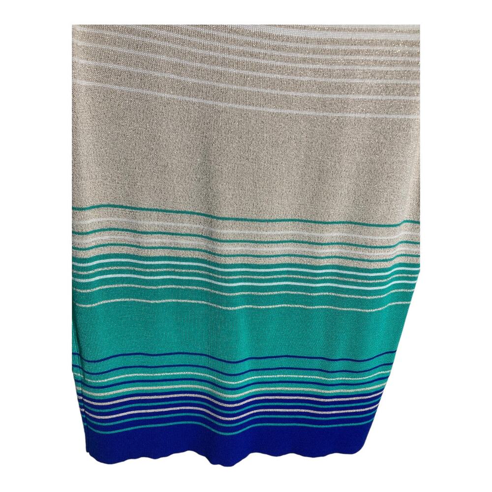 WHBM Perl Dust Color Block Stripe Sweater NWT - image 4